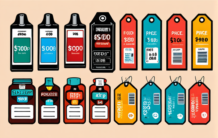 **Image Prompt for Price Psychology**:
"Create an illustration showing various products with different price tags, highlighting how a product priced at $