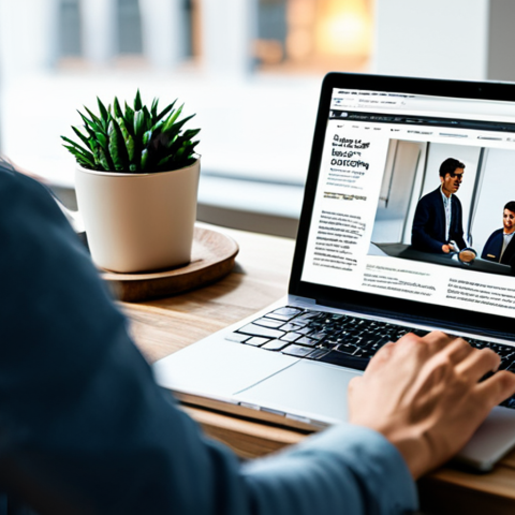 전환율 증가를 위한 블로그 콘텐츠 전략 - Eye-Catching Headline**

"A creative professional working on a blog post on a laptop, focusing inten...