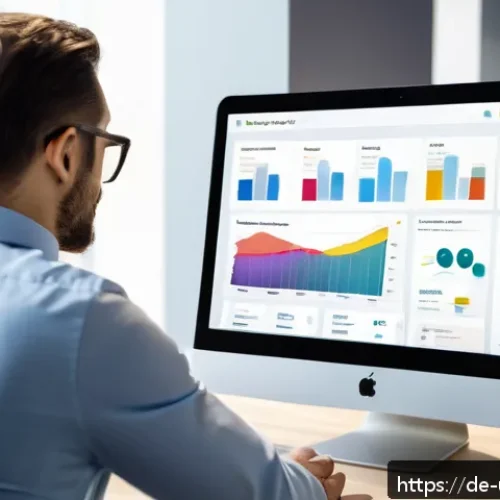 전환율 최적화를 위한 고객 여정 분석 - A modern e-commerce website dashboard scene showing detailed user analytics and heatmaps on large sc...